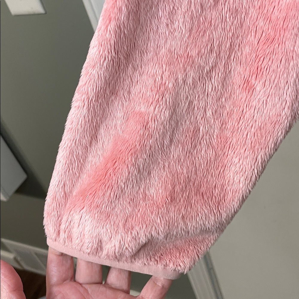 The North Face M Osito Bubble Gum Pink Fuzzy Fleece Jacket Size Medium Women - Picture 8 of 10